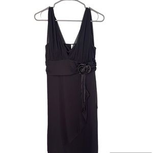Vintage Capricho Black layered Sheer Formal Tank Dress!